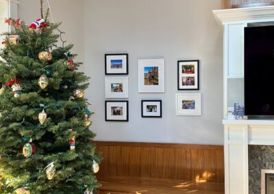 Small gallery wall in El Segundo home